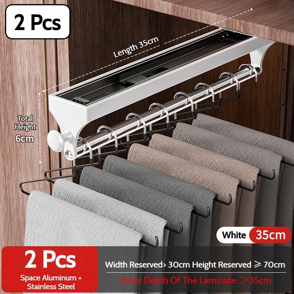 Pull-Out Closet Hanging Rod Collection