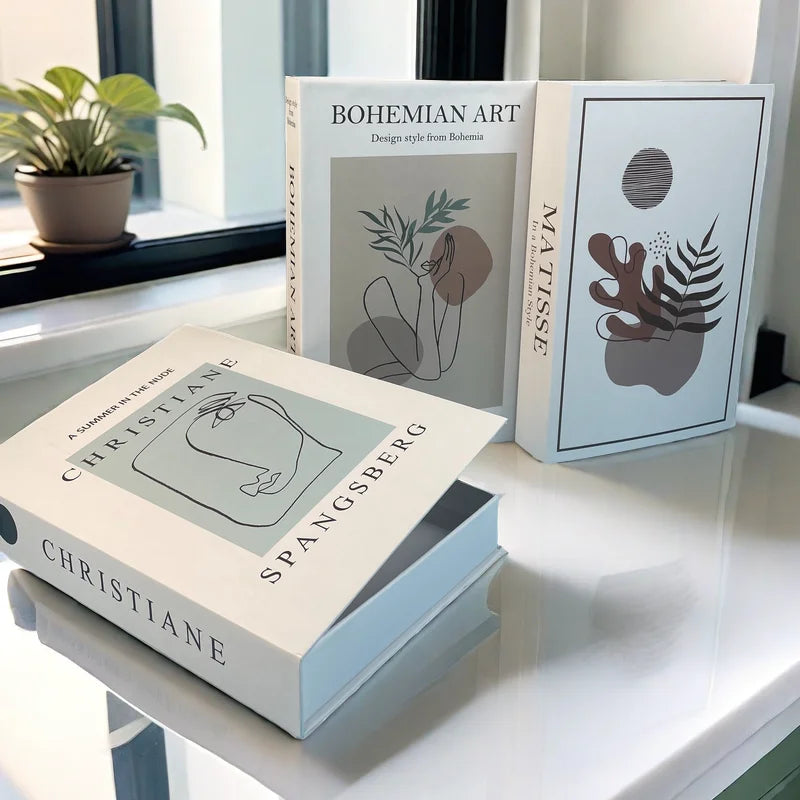 Modern Faux Book Storage Box