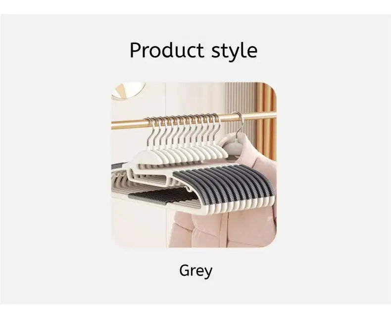10-Pack Non-Slip Space-Saving Clothes Hangers