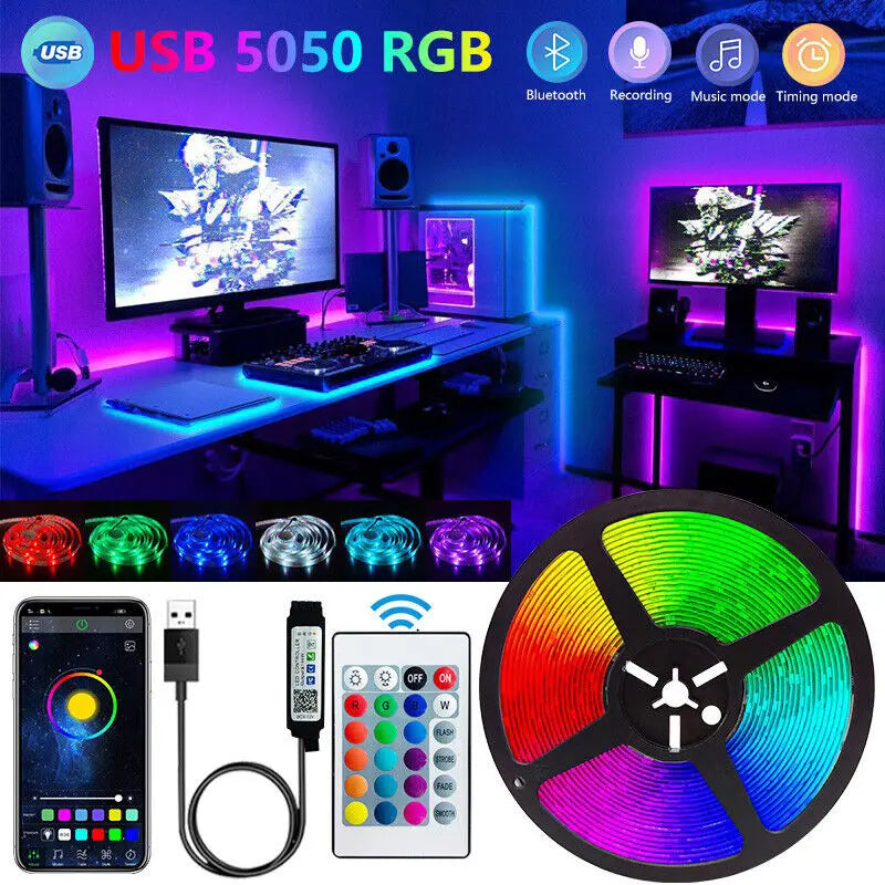 Smart Bluetooth RGB LED Strip Lights