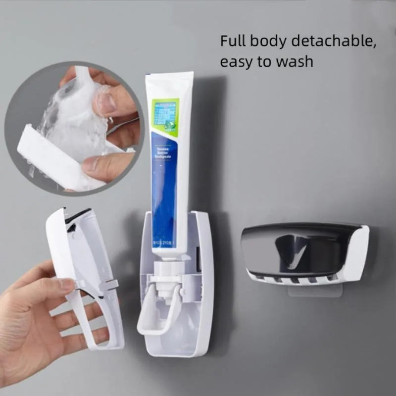 Wall-Mounted Toothbrush Organizer Set