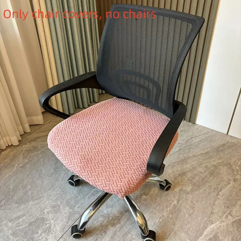 Stretch-Fit Office Chair Seat Cover