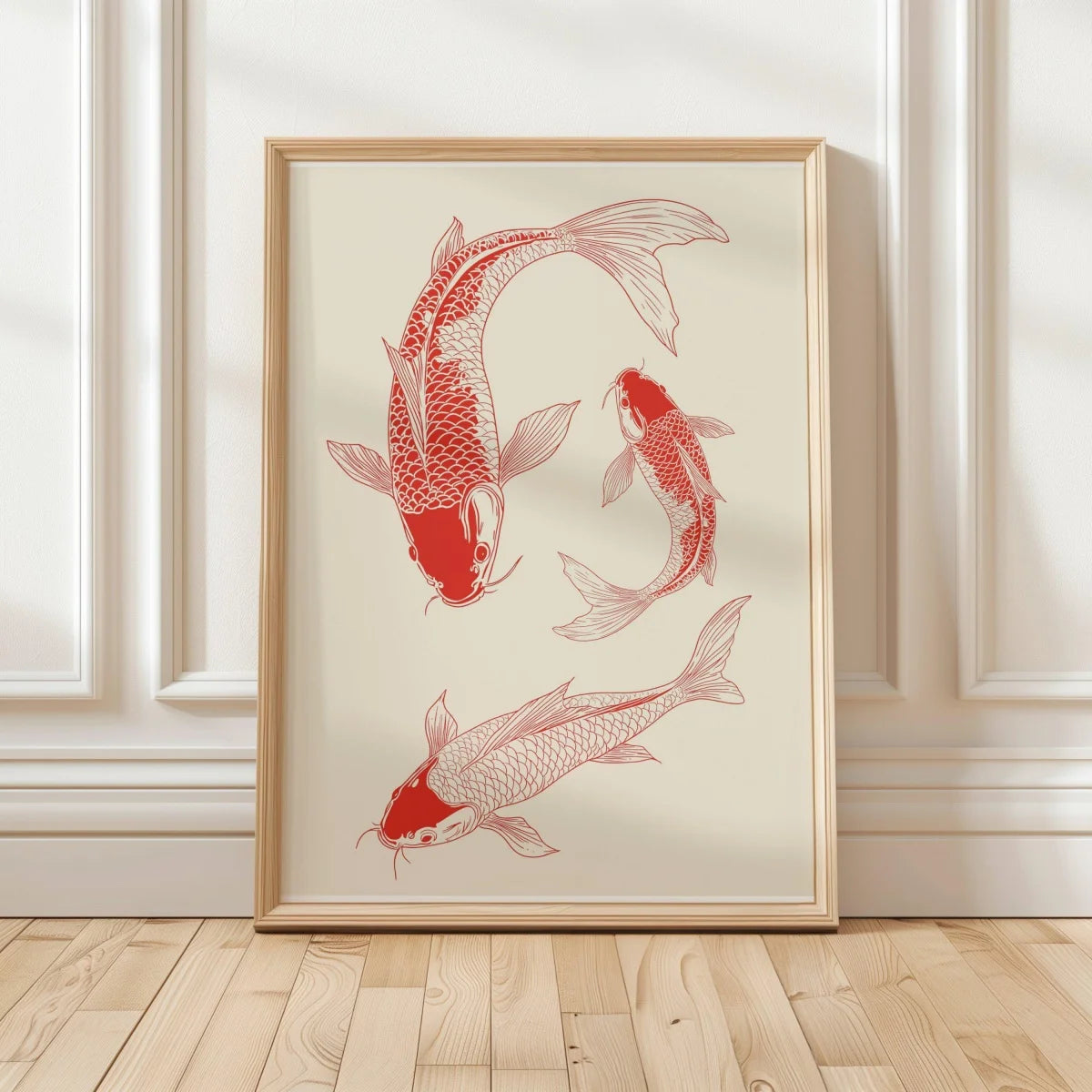 Japanese Koi Canvas Wall Art