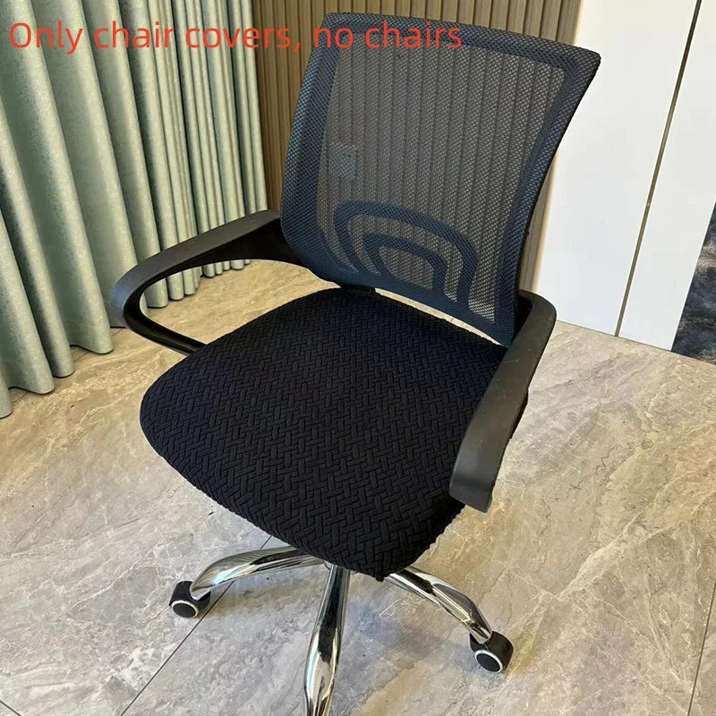 Stretch-Fit Office Chair Seat Cover