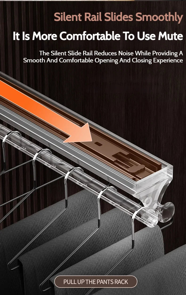Pull-Out Closet Hanging Rod Collection