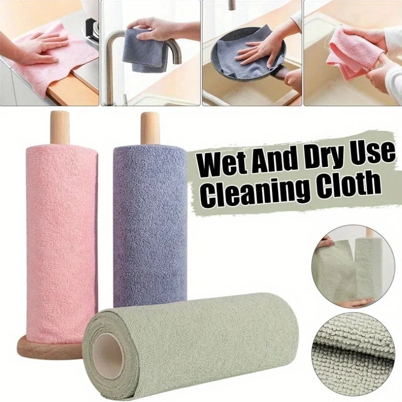 Reusable Tear-Off Cleaning Cloth Roll