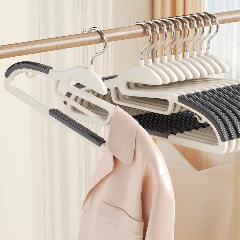10-Pack Non-Slip Space-Saving Clothes Hangers