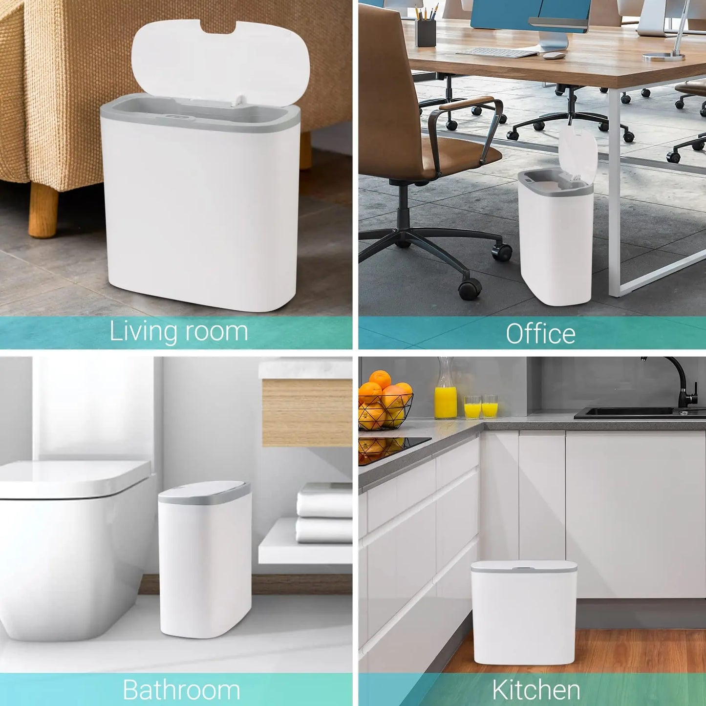 13 L Touchless Sensor Trash Can