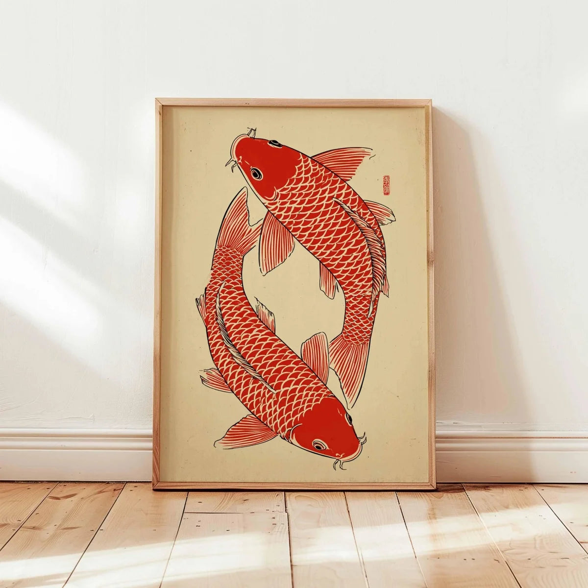 Japanese Koi Canvas Wall Art