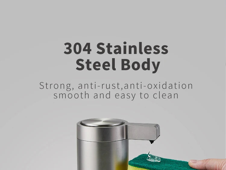 270 mL Stainless Steel Automatic Soap Dispenser