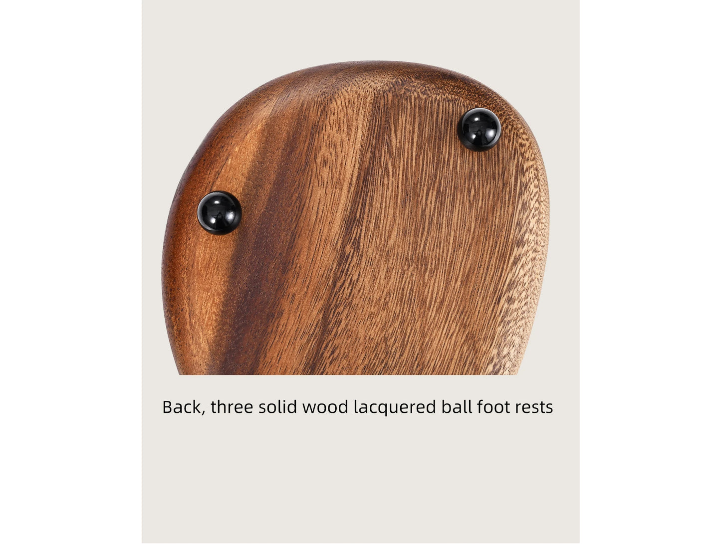 Organic-Shaped Wooden Display Tray