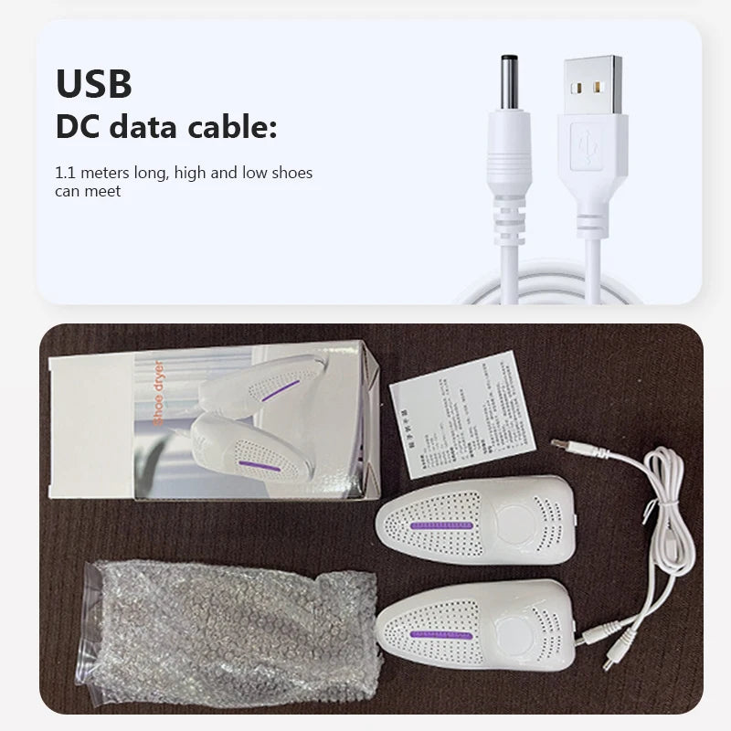 Portable USB Shoe Dryer & Warmer
