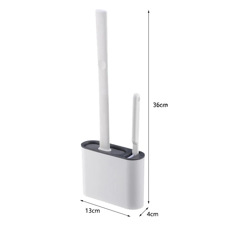 Long-Handle Wall-Mounted Toilet Brush