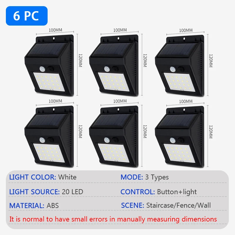Solar Motion Sensor Wall Light