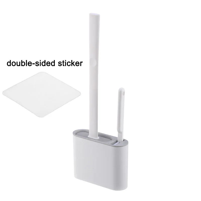 Long-Handle Wall-Mounted Toilet Brush