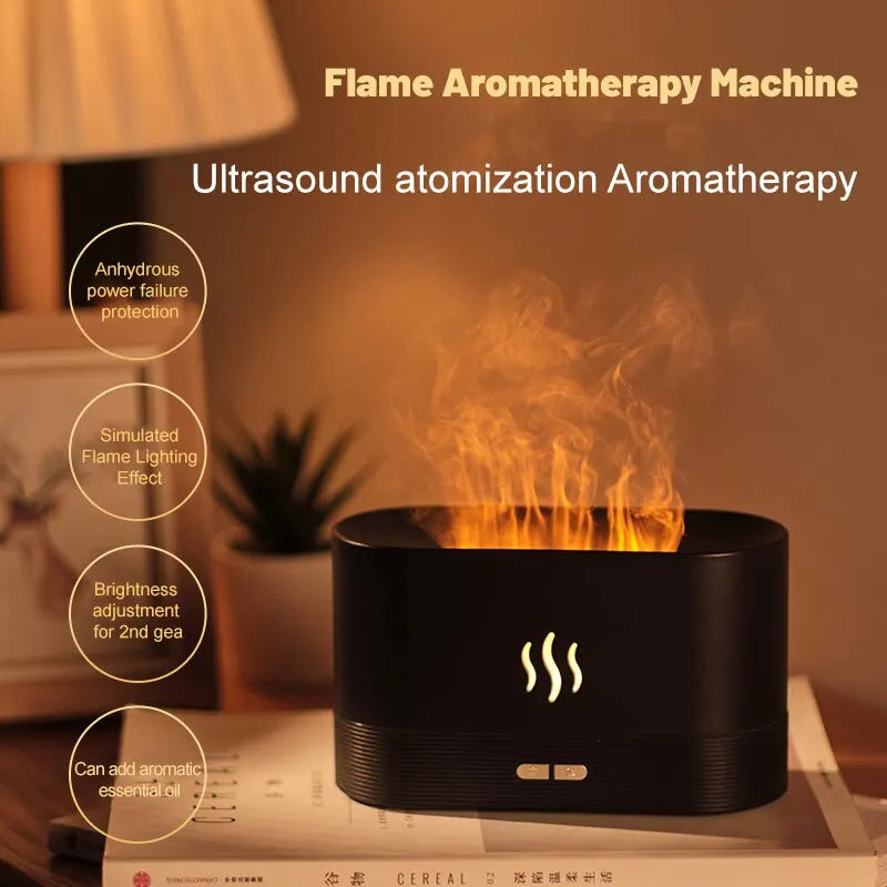 Flame-Effect Ultrasonic Humidifier