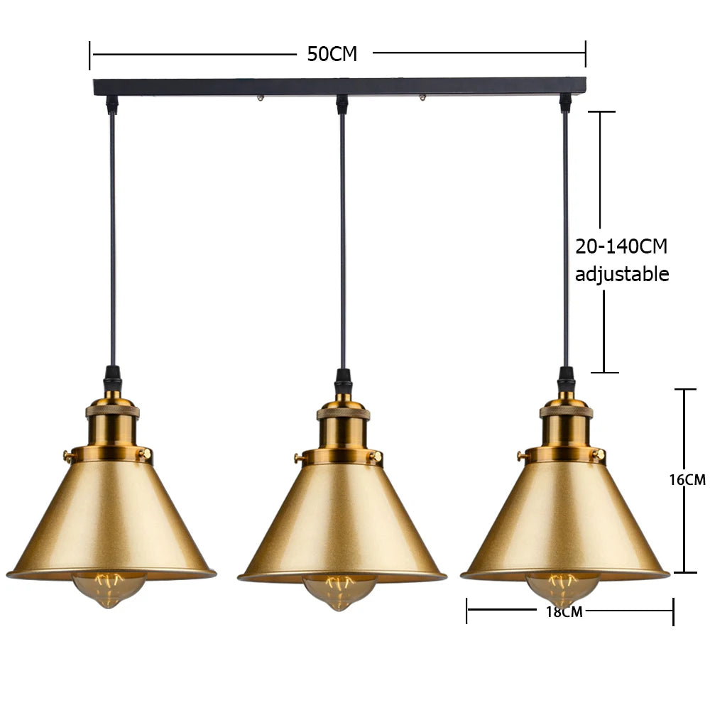 Retro Metal Pendant Light Collection