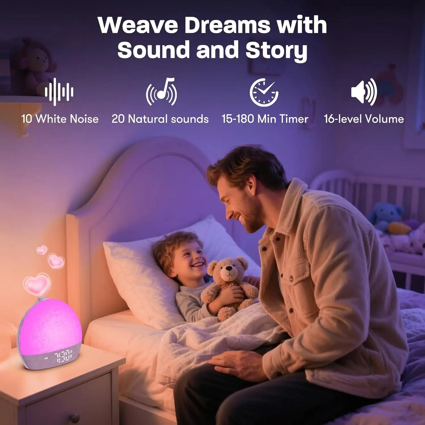 Sunrise Wake-Up Light & Sound Machine