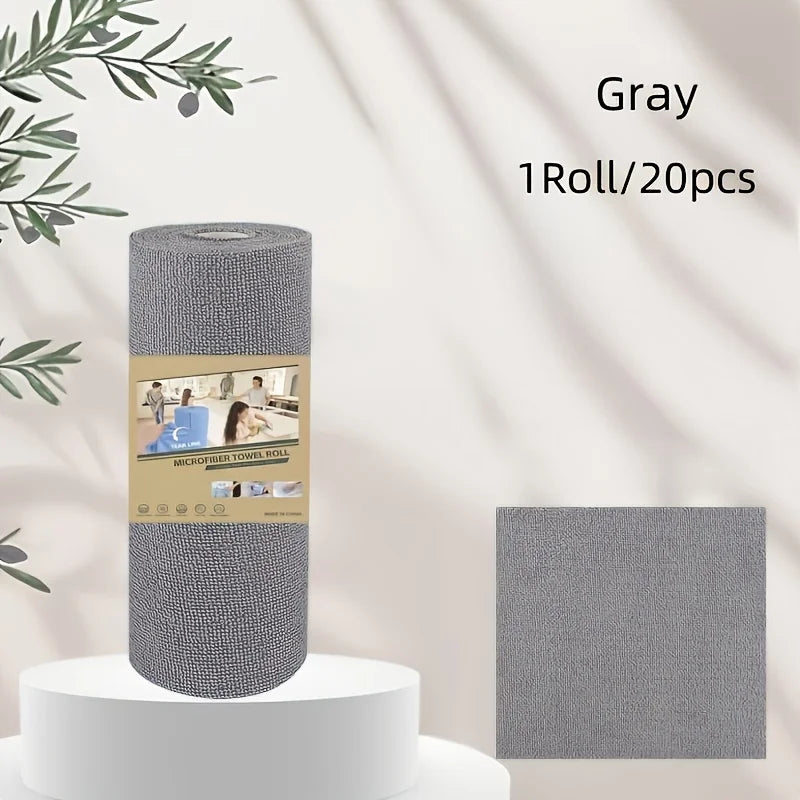 Reusable Tear-Off Cleaning Cloth Roll