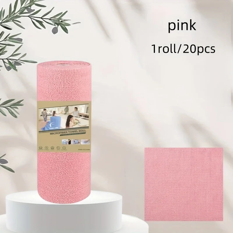 Reusable Tear-Off Cleaning Cloth Roll