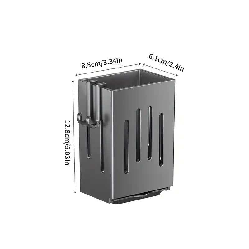 Wall-Mounted Utensil & Chopstick Holder