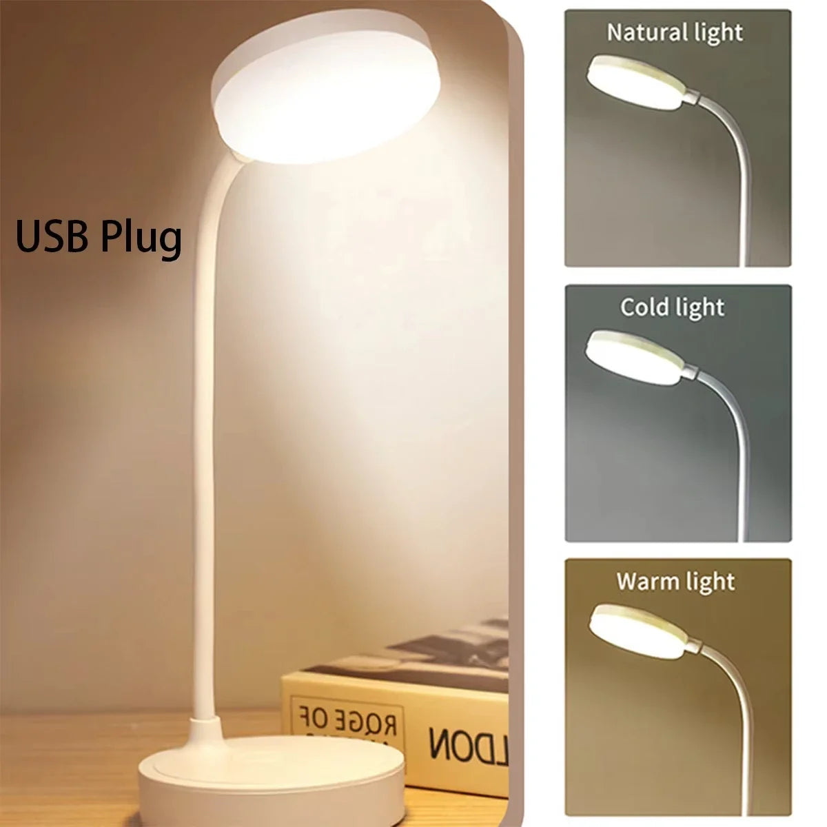 Flexible Dimmable LED Desk Lamp