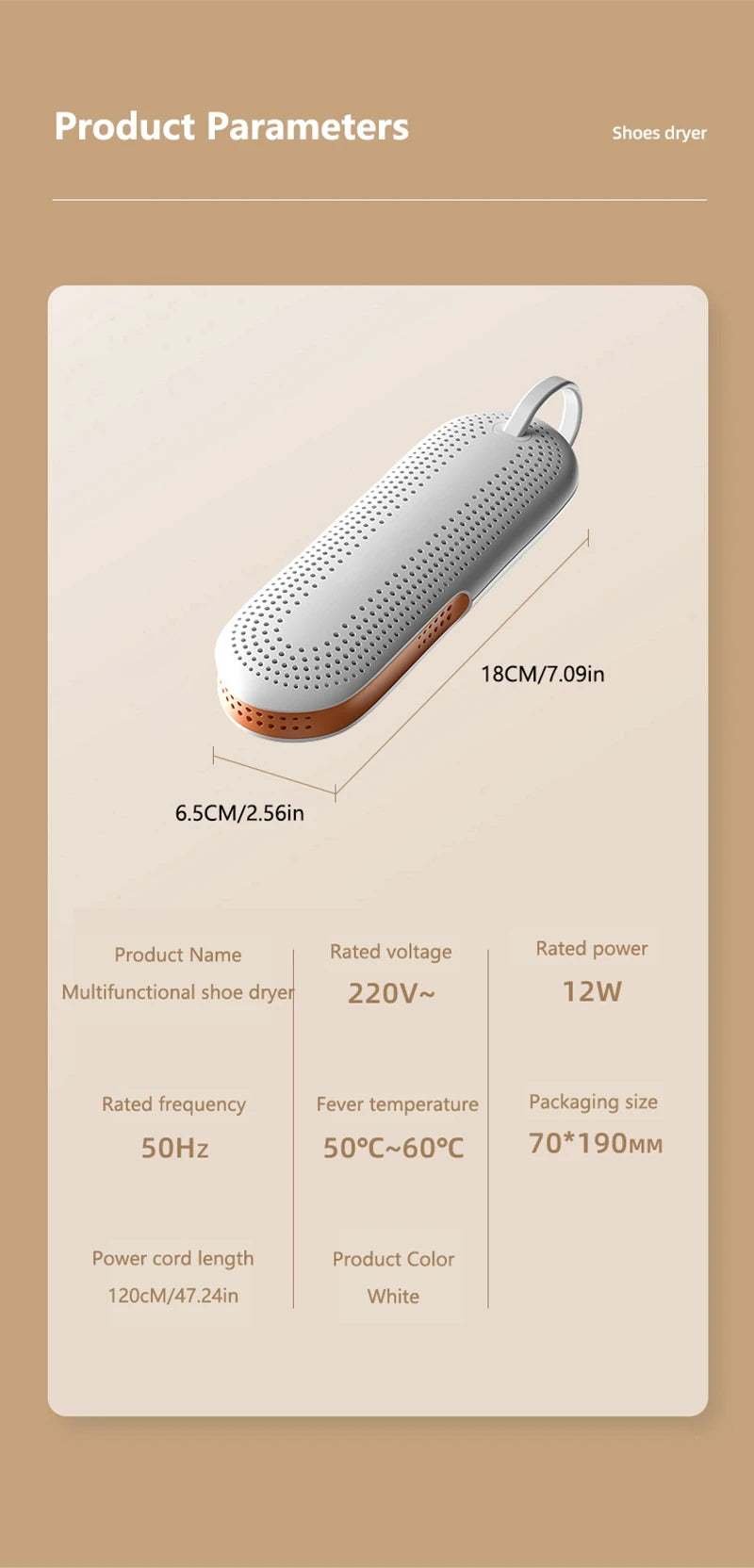 Deodorizing Sterilizing Shoe Dryer Constant Temperature Heating Household Student Dormitory Use Quick Drying Shoe Dryer 2026