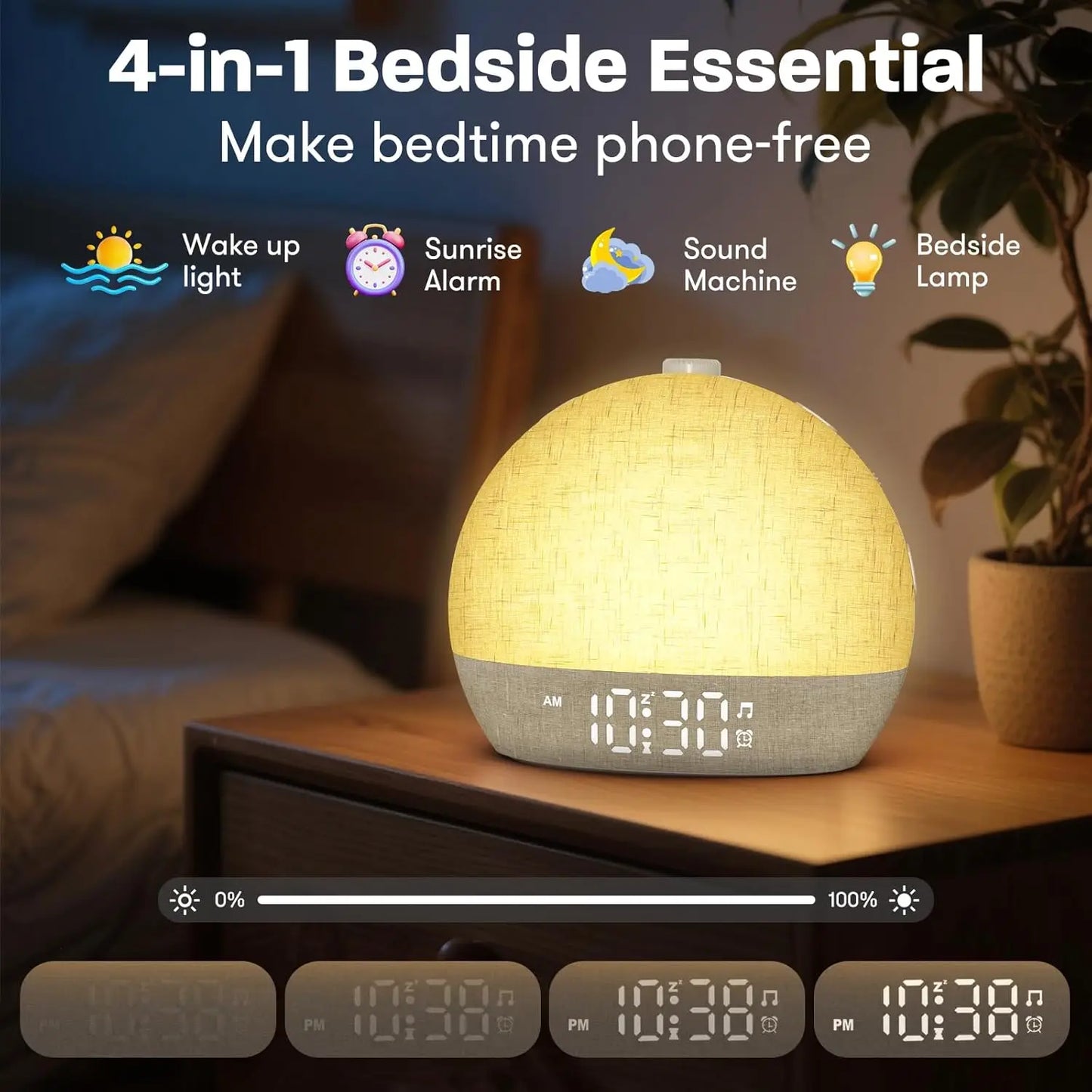Sunrise Wake-Up Light & Sound Machine