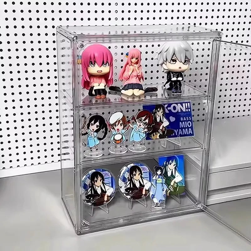 Clear Display Case with Removable Shelves