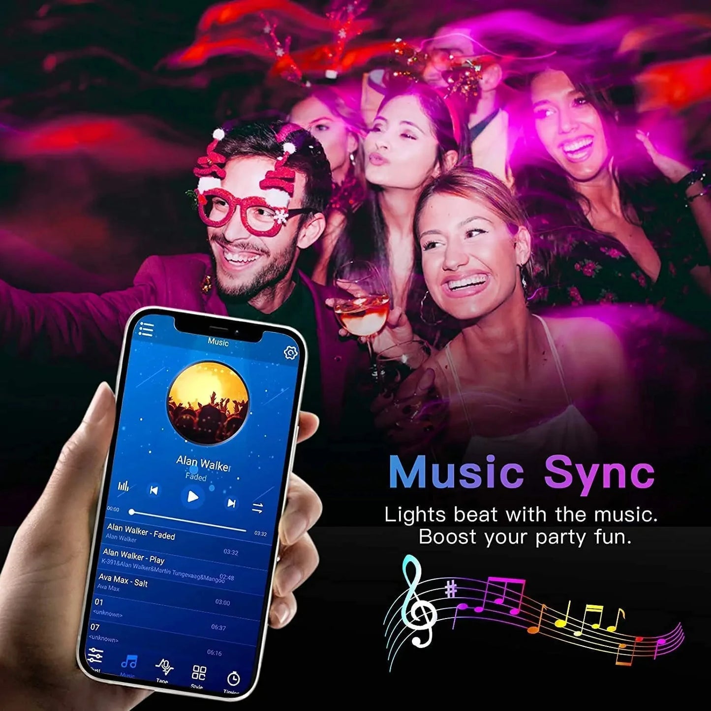 Smart Bluetooth RGB LED Strip Lights