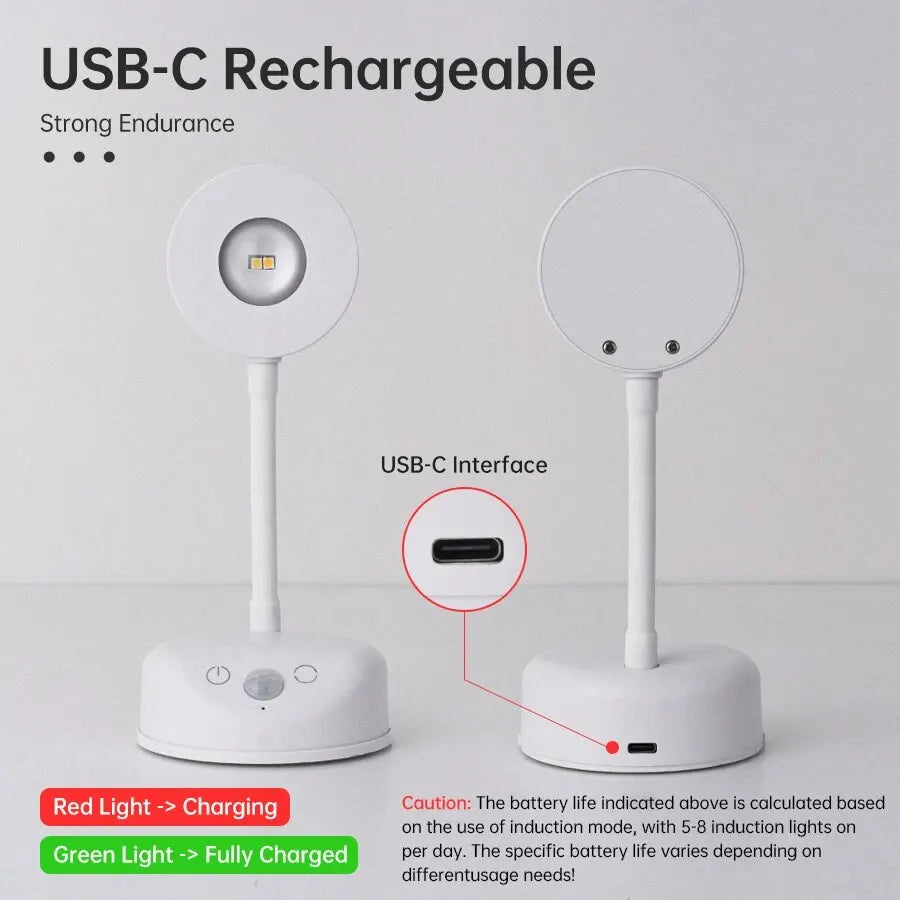 Rechargeable Motion Sensor Wall Spotlight