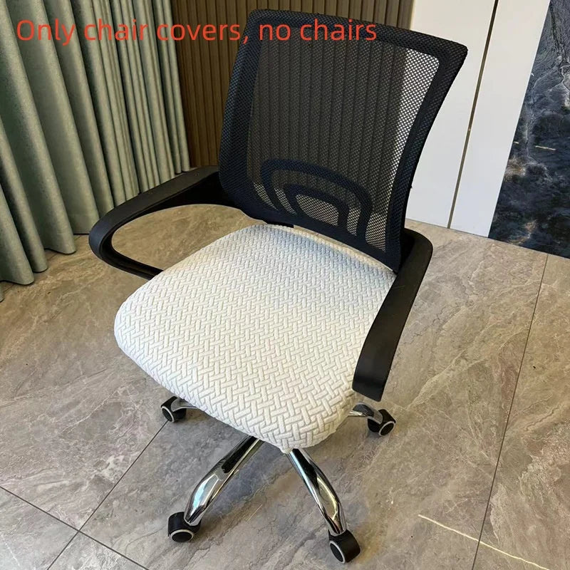 Stretch-Fit Office Chair Seat Cover