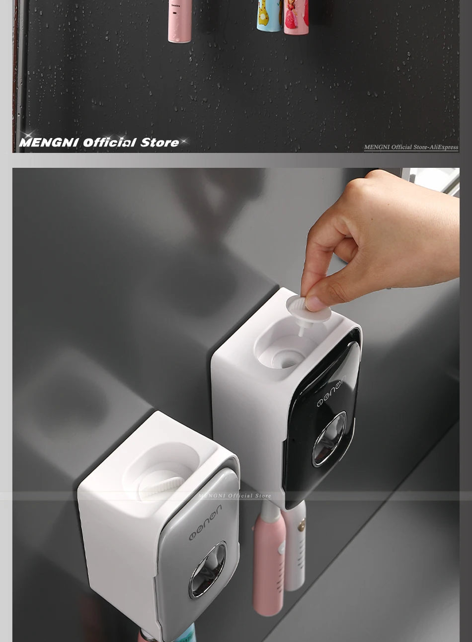 Wall-Mounted Toothpaste Dispenser