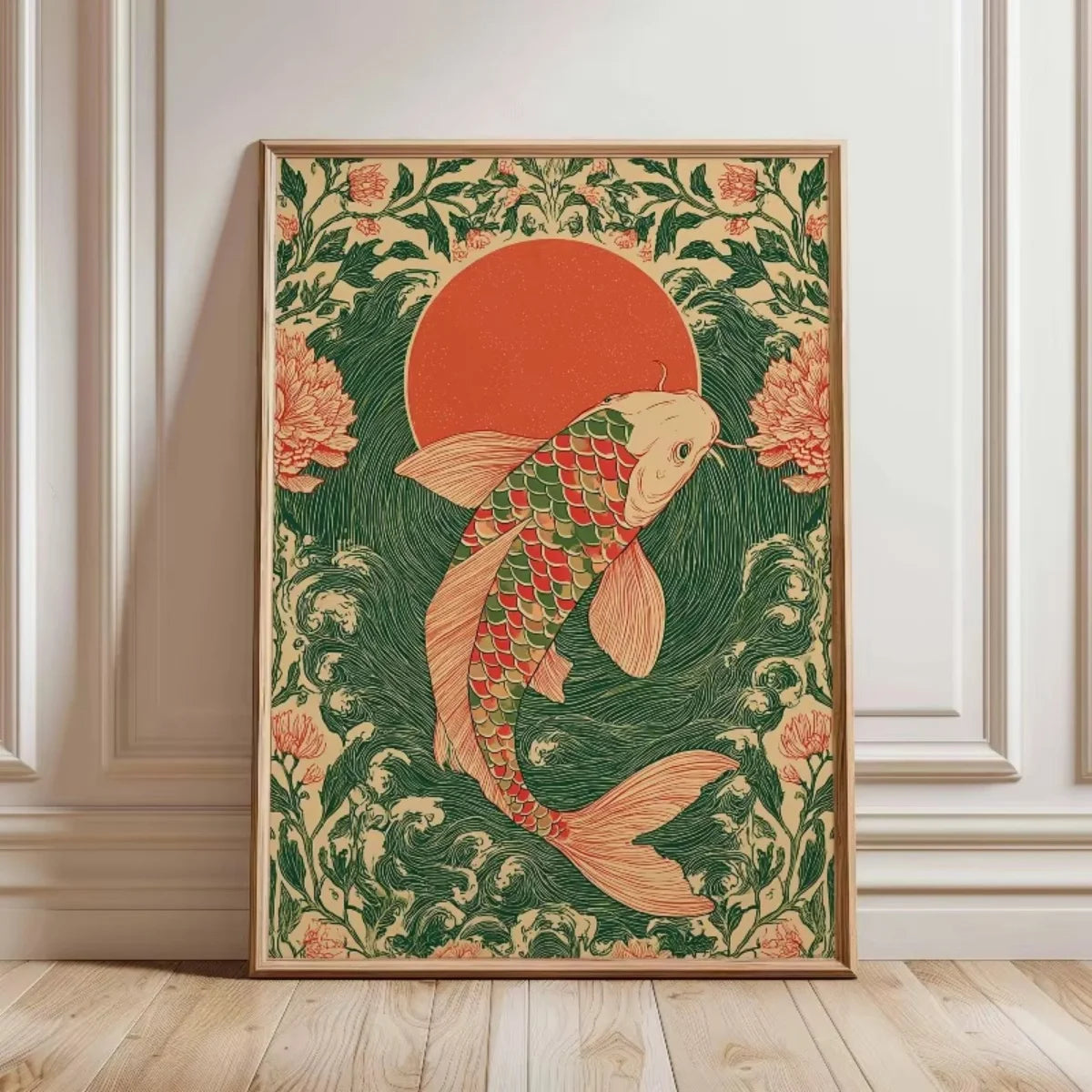 Japanese Koi Canvas Wall Art