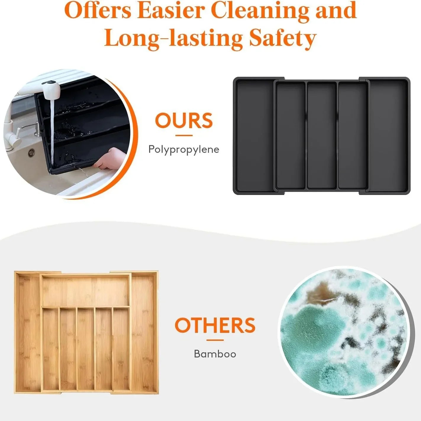 Expandable Silverware Drawer Organizer