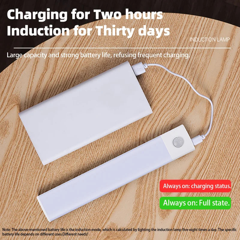 3-Color Rechargeable Motion Sensor Light Bar