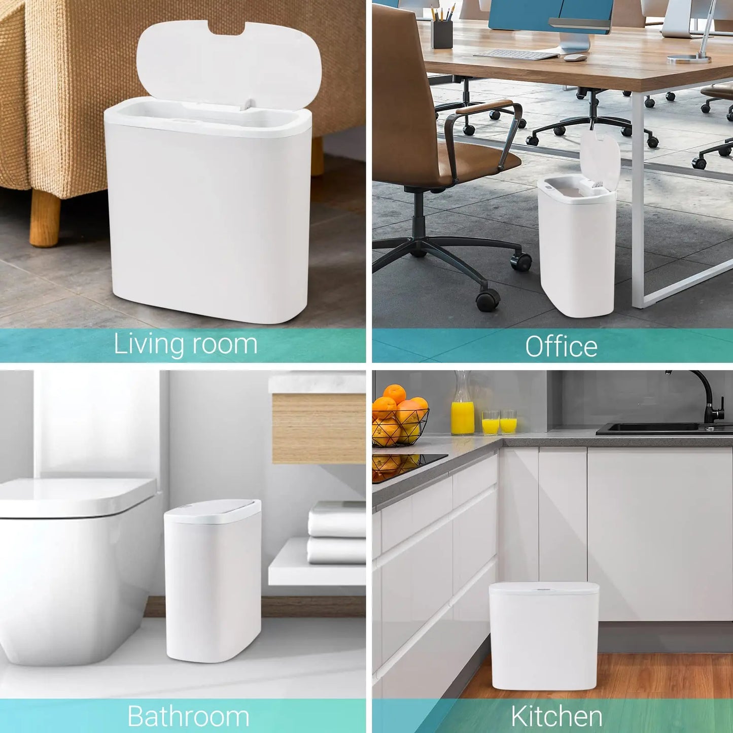 13 L Touchless Sensor Trash Can