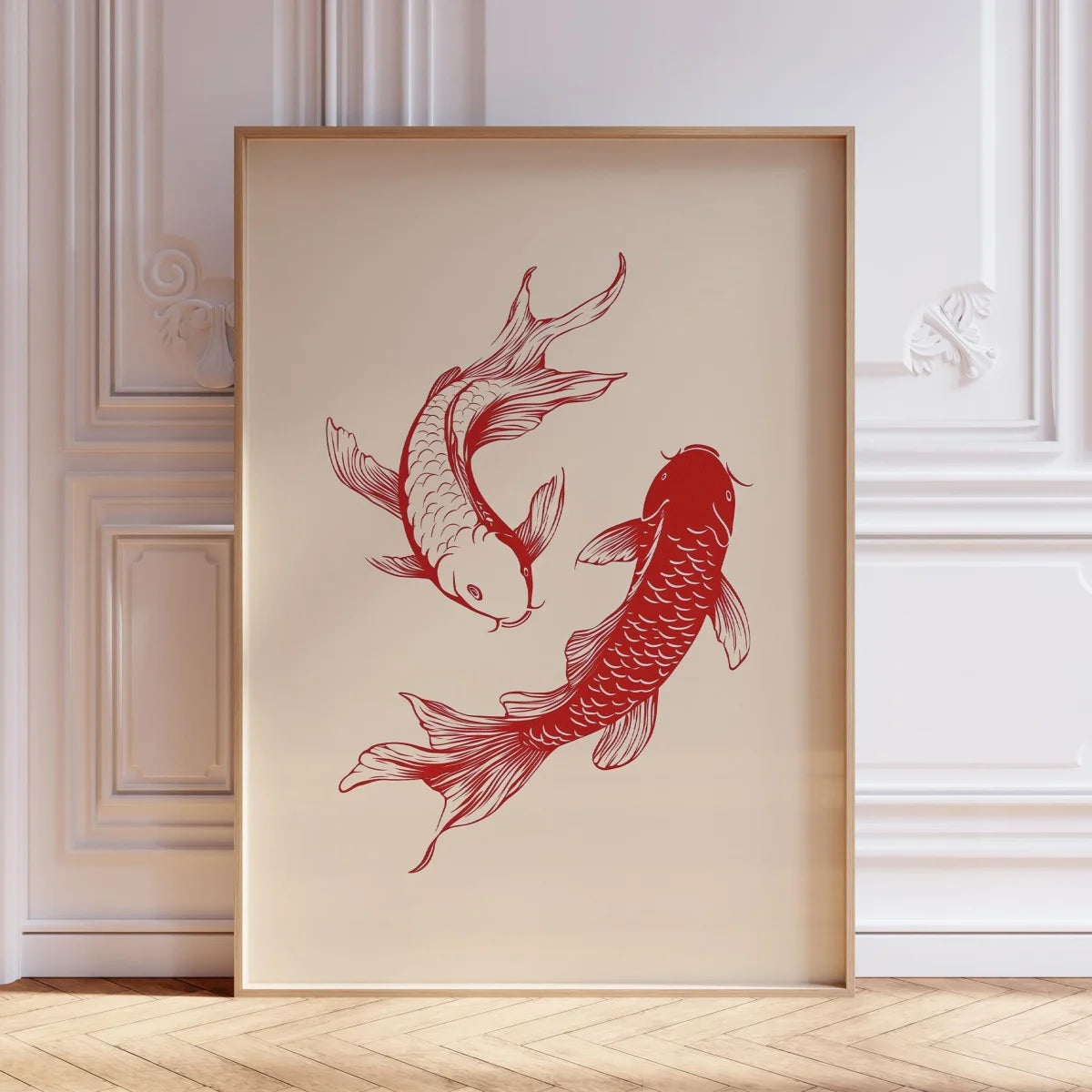 Japanese Koi Canvas Wall Art