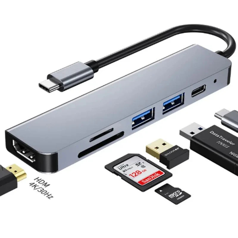 Multiport USB-C Hub with 4K HDMI
