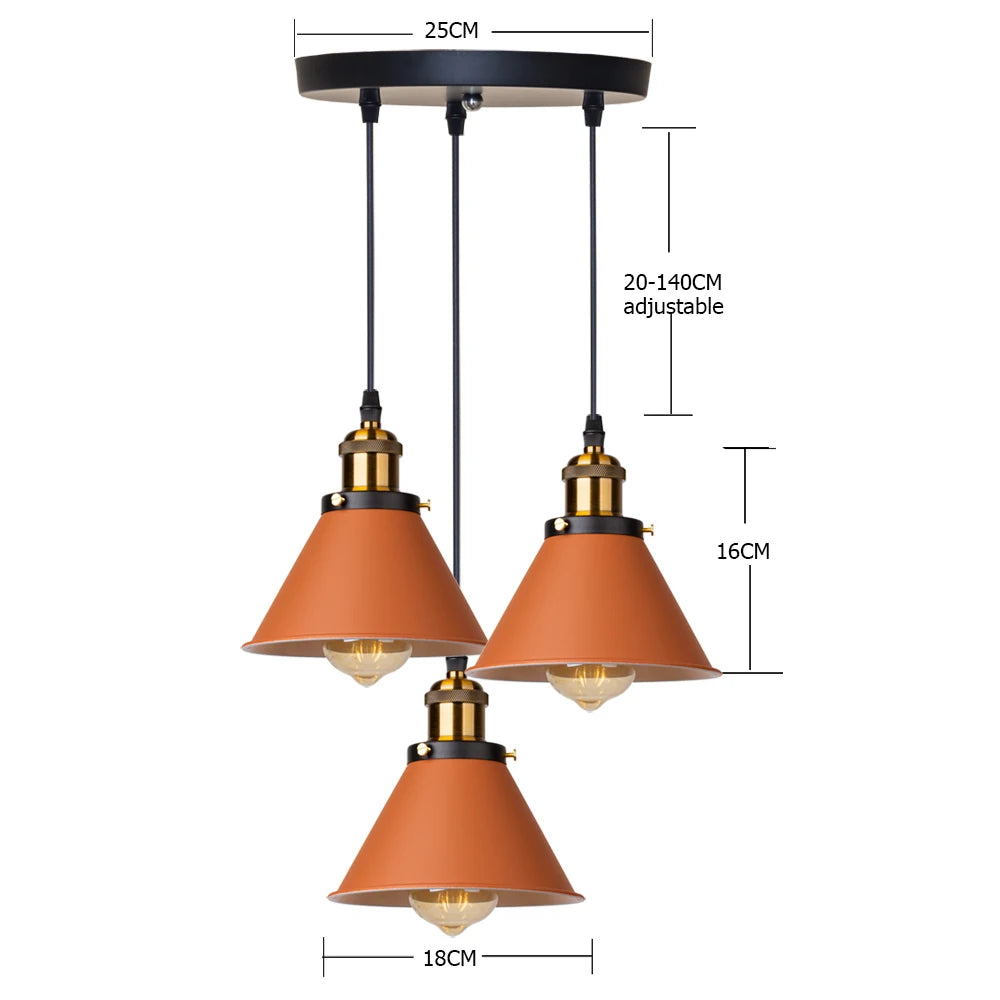 Retro Metal Pendant Light Collection