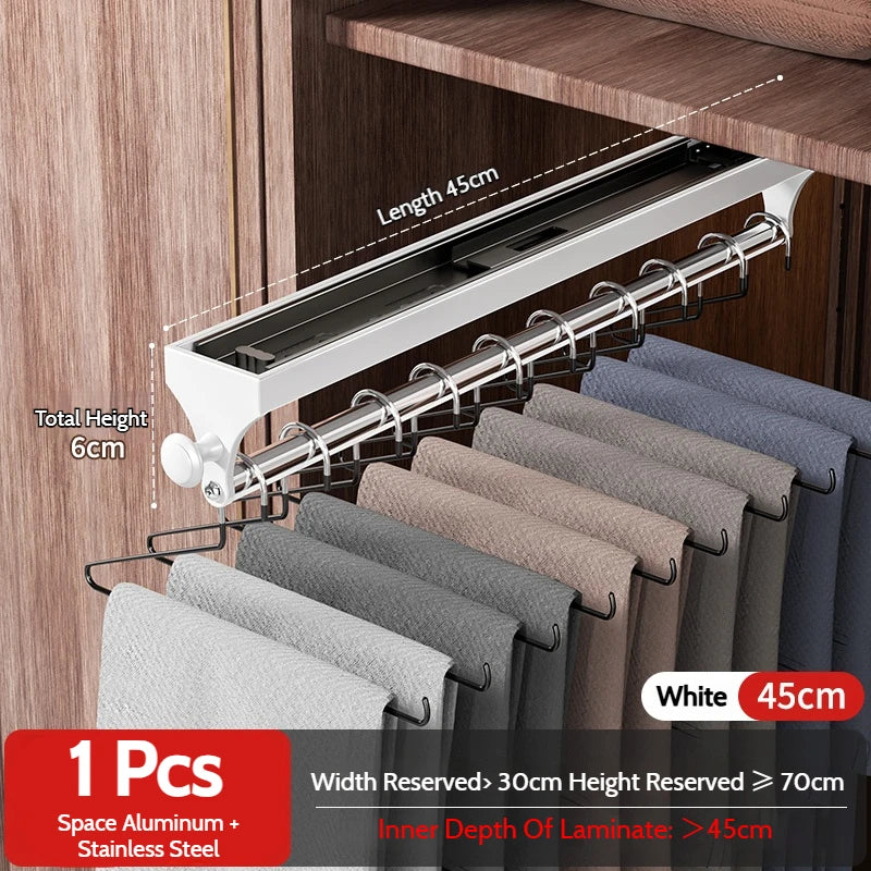 Pull-Out Closet Hanging Rod Collection