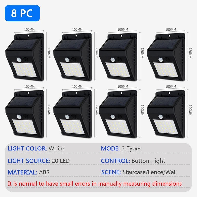 Solar Motion Sensor Wall Light