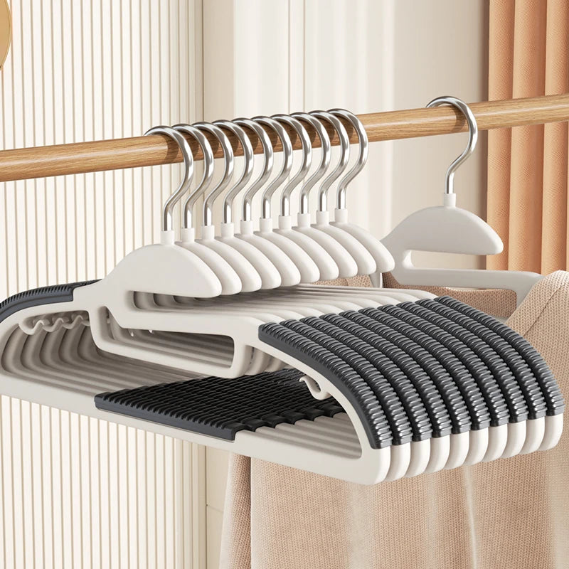 10-Pack Non-Slip Space-Saving Clothes Hangers