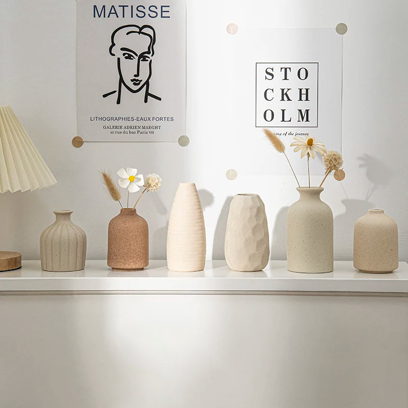 Minimalist Ceramic Decorative Vase