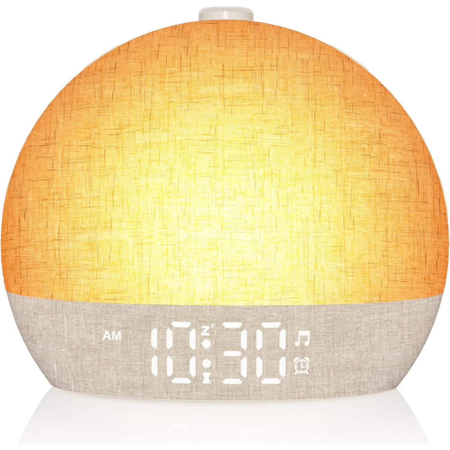 Sunrise wake-up light and bedside sound machine