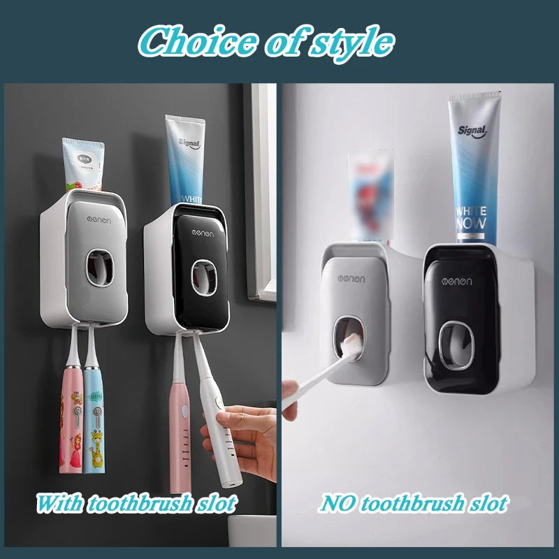 Wall-Mounted Toothpaste Dispenser