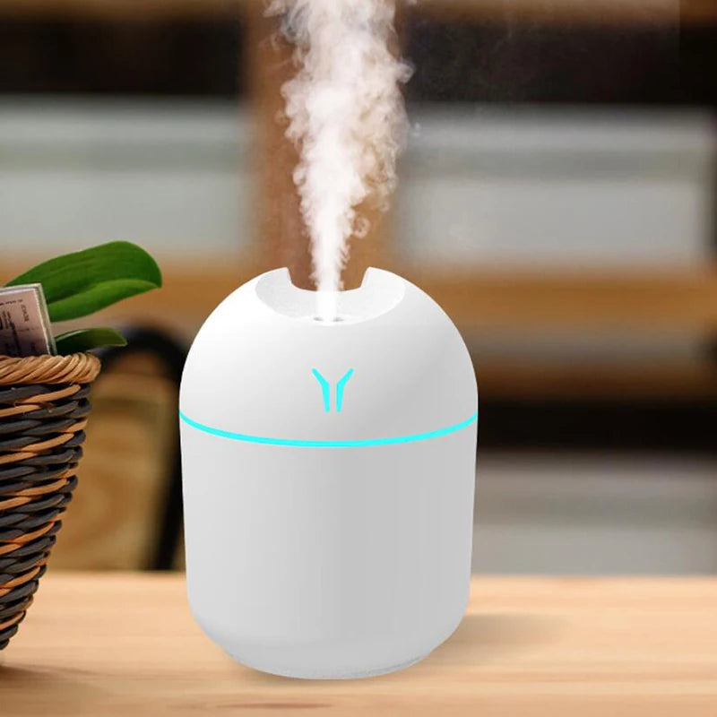 250 mL USB mini humidifier with LED light