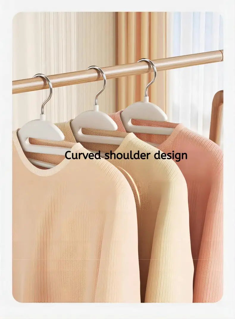 10-Pack Non-Slip Space-Saving Clothes Hangers