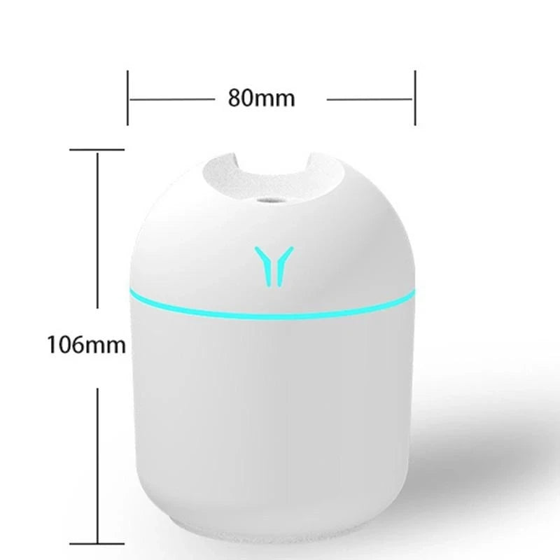 Mini USB Desktop Humidifier with LED Light