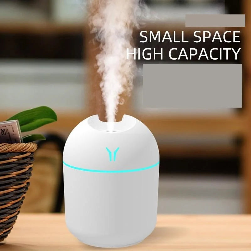 Mini USB Desktop Humidifier with LED Light